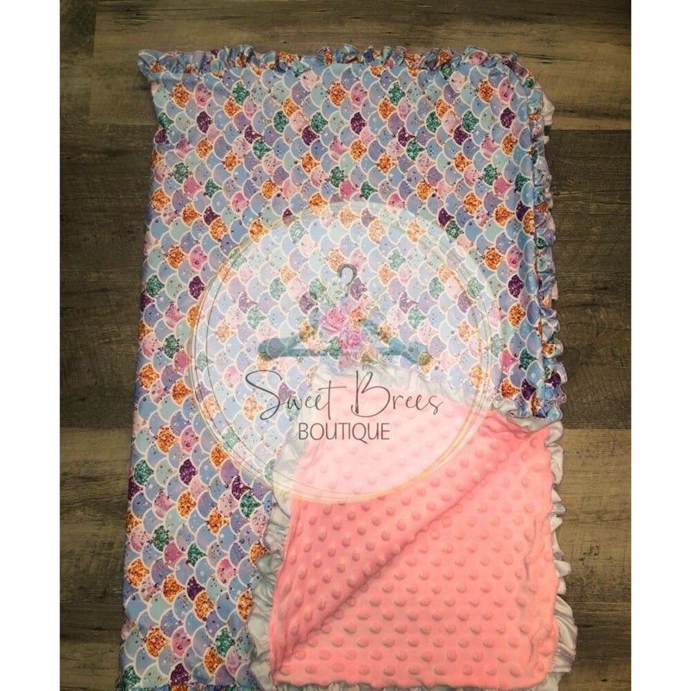 NEW MINKY BABY/ TODDLER BLANKET